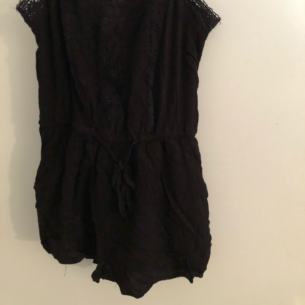 Black romper.